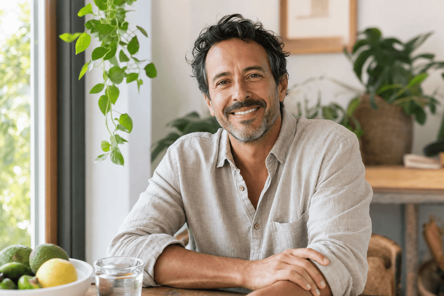 Person feeling energized and healthy